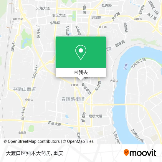 大渡口区知本大药房地图