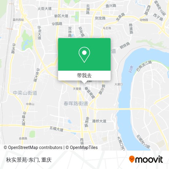 秋实景苑-东门地图