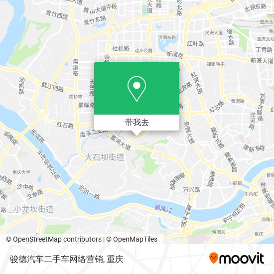 骏德汽车二手车网络营销地图