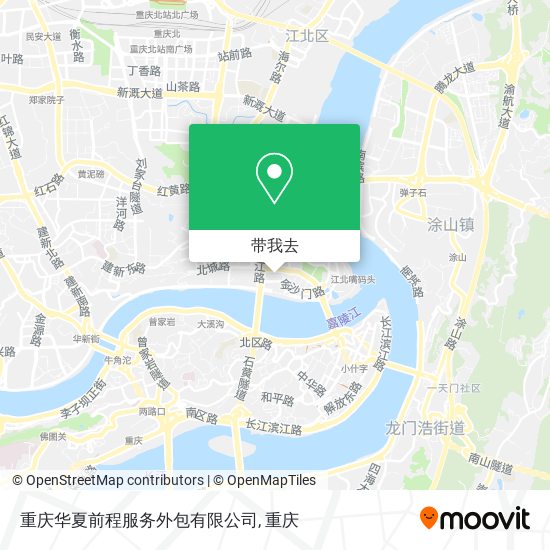 重庆华夏前程服务外包有限公司地图