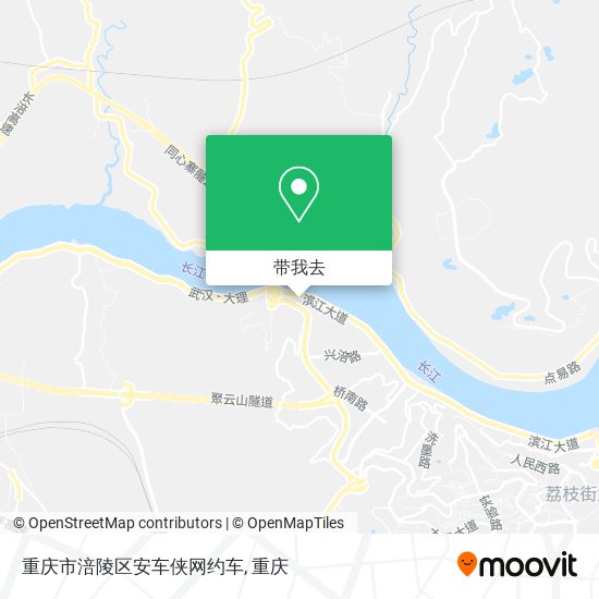 重庆市涪陵区安车侠网约车地图
