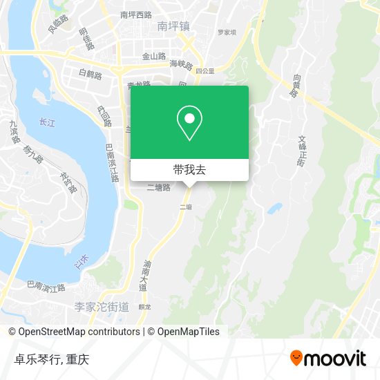 卓乐琴行地图