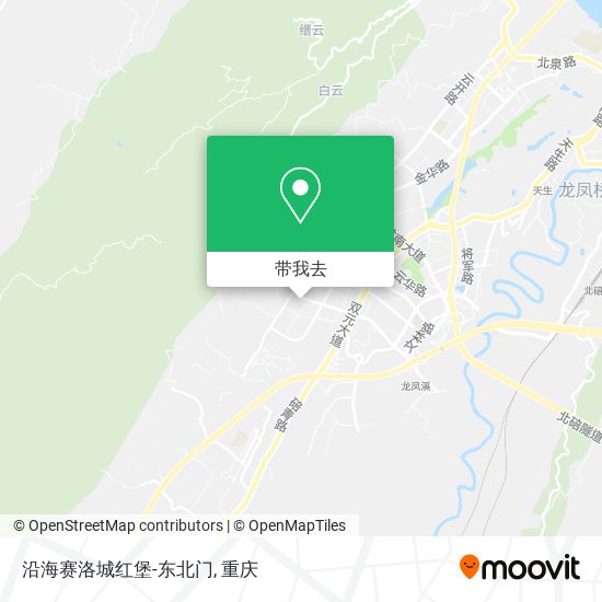 沿海赛洛城红堡-东北门地图