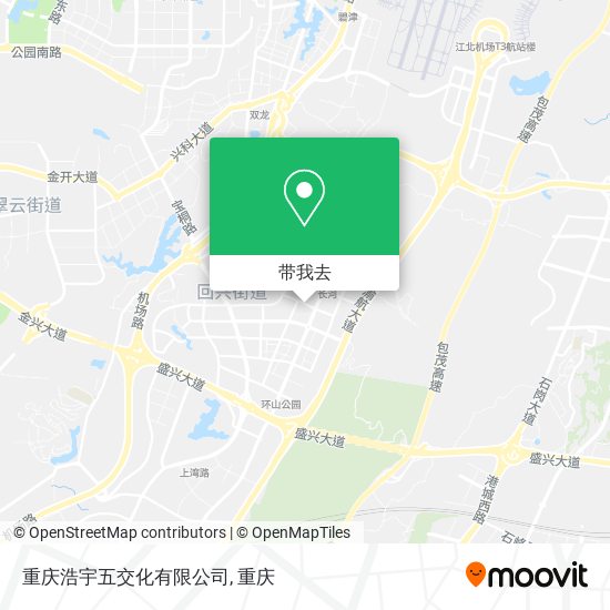 重庆浩宇五交化有限公司地图