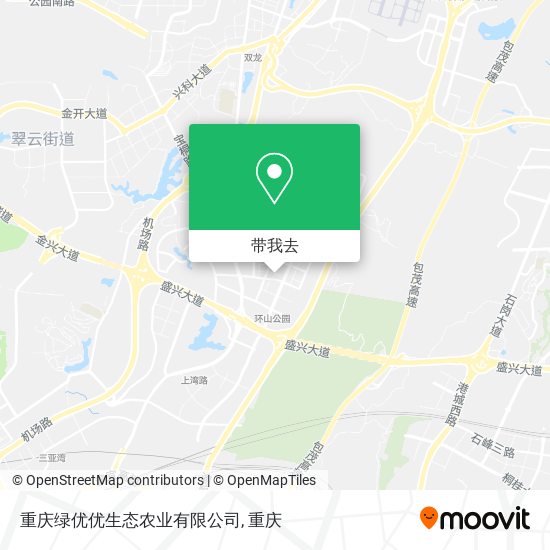 重庆绿优优生态农业有限公司地图