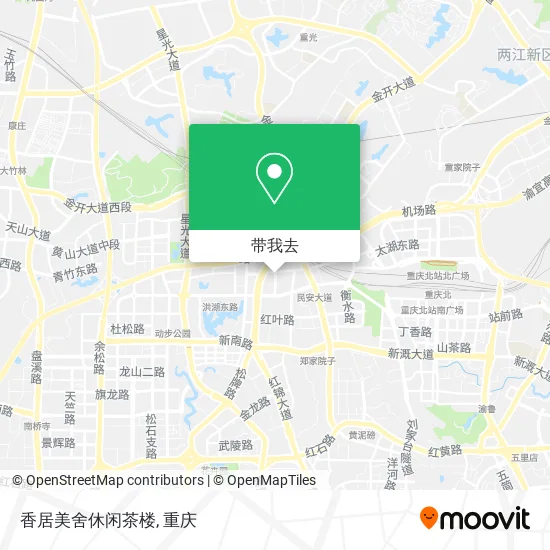 香居美舍休闲茶楼地图