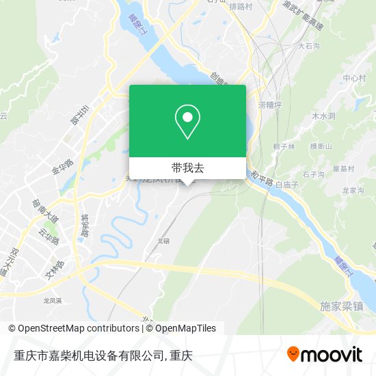 重庆市嘉柴机电设备有限公司地图