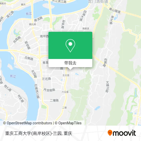 重庆工商大学(南岸校区)-兰园地图