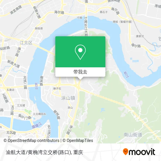 渝航大道/黄桷湾立交桥(路口)地图