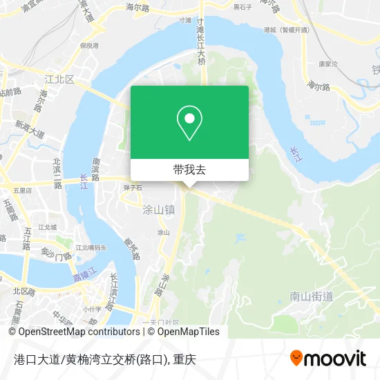 港口大道/黄桷湾立交桥(路口)地图