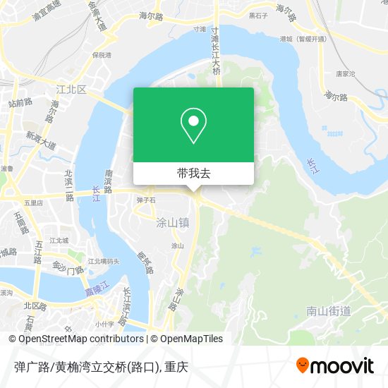 弹广路/黄桷湾立交桥(路口)地图