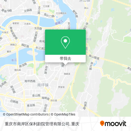 重庆市南岸区保利剧院管理有限公司地图