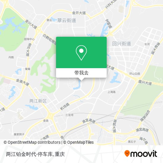 两江铂金时代-停车库地图