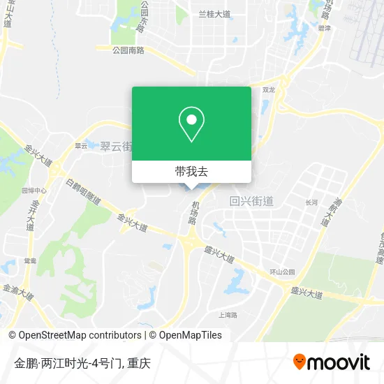 金鹏·两江时光-4号门地图