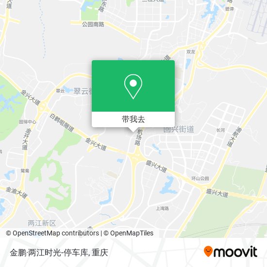 金鹏·两江时光-停车库地图