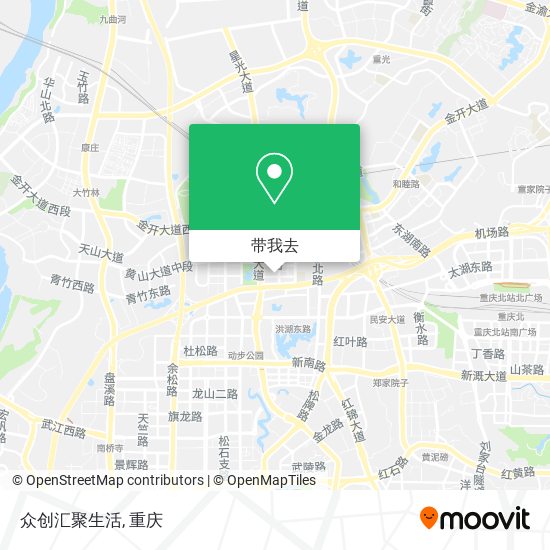 众创汇聚生活地图