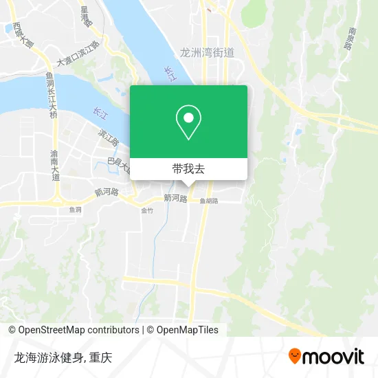 龙海游泳健身地图