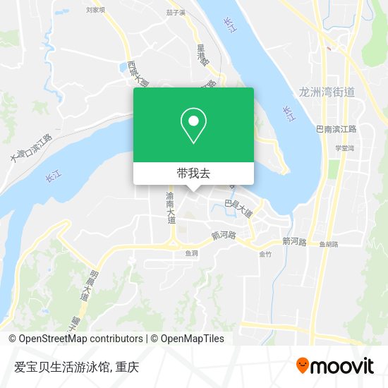 爱宝贝生活游泳馆地图
