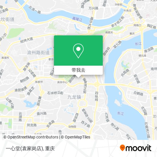 一心堂(袁家岗店)地图
