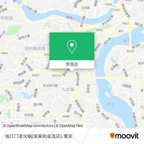 临江门老火锅(袁家岗金茂店)地图