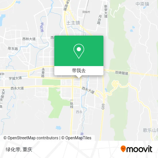 绿化带地图