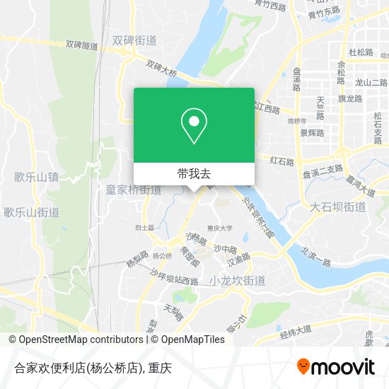 合家欢便利店(杨公桥店)地图