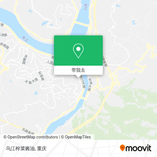 乌江榨菜酱油地图