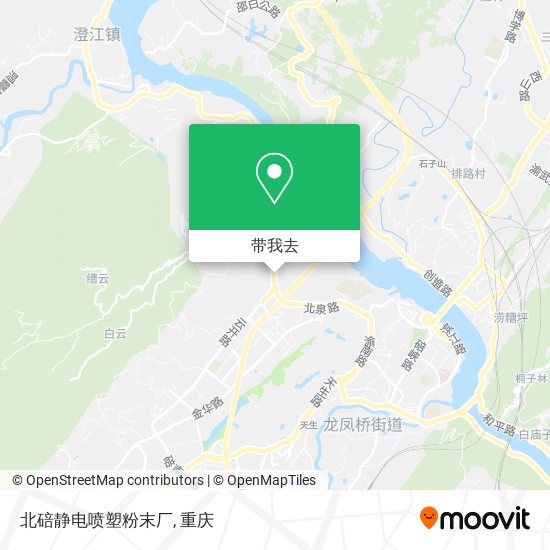 北碚静电喷塑粉末厂地图