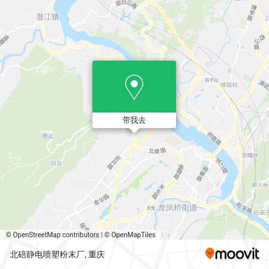 北碚静电喷塑粉末厂地图