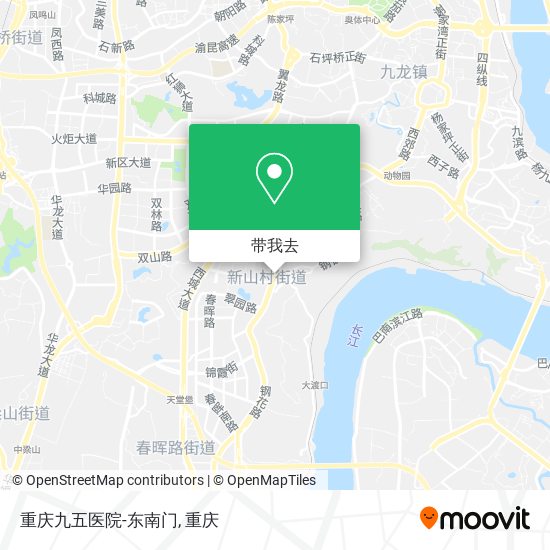 重庆九五医院-东南门地图
