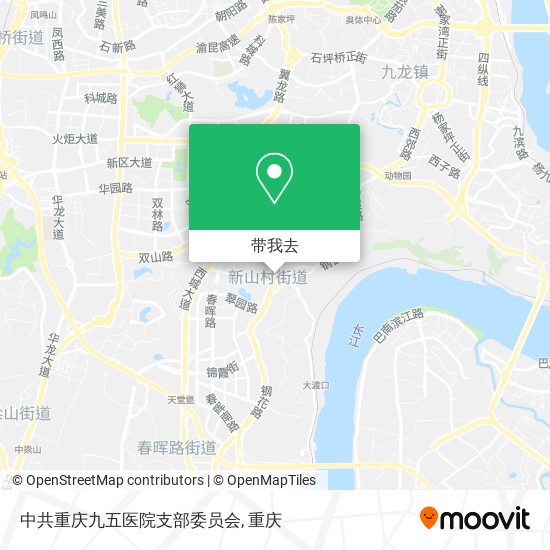 中共重庆九五医院支部委员会地图