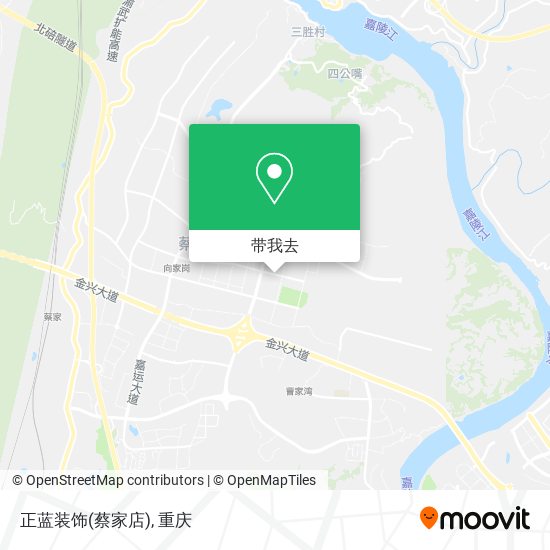 正蓝装饰(蔡家店)地图