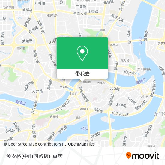 琴衣格(中山四路店)地图