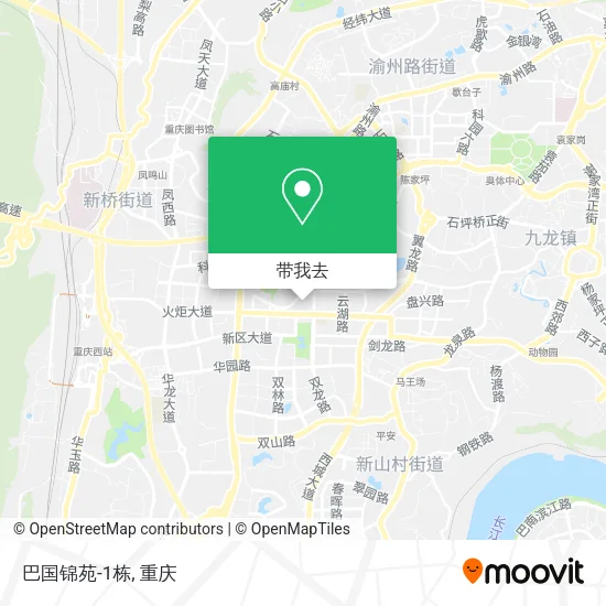 巴国锦苑-1栋地图