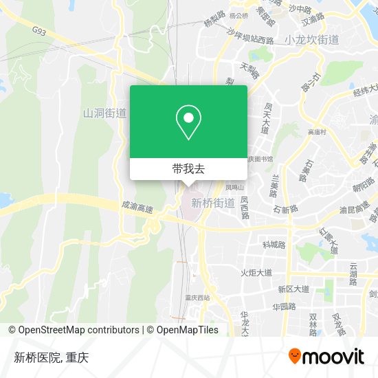 新桥医院地图