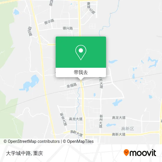 大学城中路地图