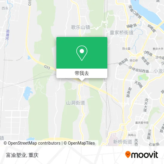 富渝塑业地图