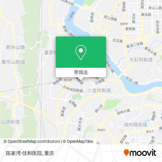 陈家湾·佳和医院地图