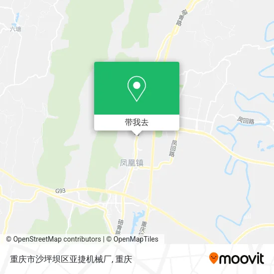重庆市沙坪坝区亚捷机械厂地图