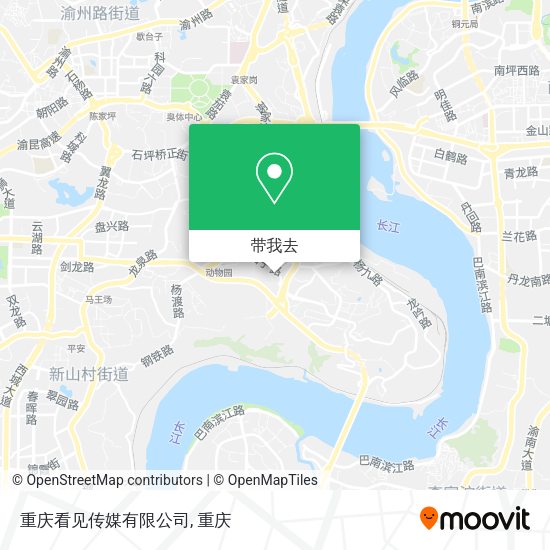 重庆看见传媒有限公司地图