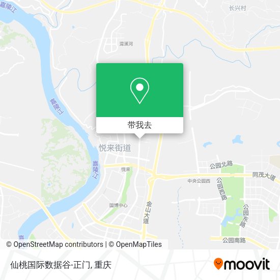 仙桃国际数据谷-正门地图