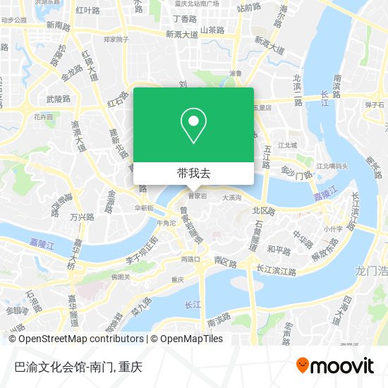 巴渝文化会馆-南门地图