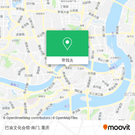 巴渝文化会馆-南门地图