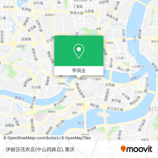 伊丽莎洗衣店(中山四路店)地图