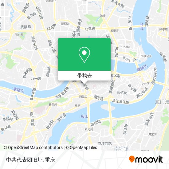中共代表团旧址地图