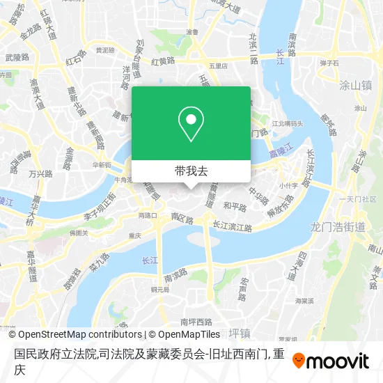国民政府立法院,司法院及蒙藏委员会-旧址西南门地图