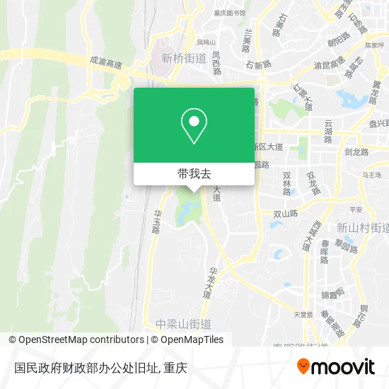 国民政府财政部办公处旧址地图