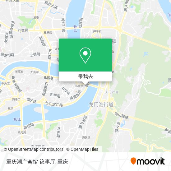 重庆湖广会馆-议事厅地图