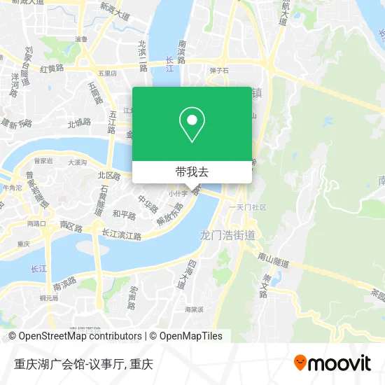重庆湖广会馆-议事厅地图