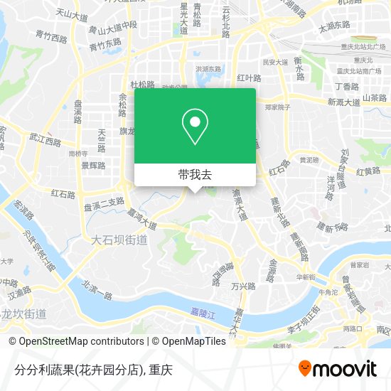 分分利蔬果(花卉园分店)地图